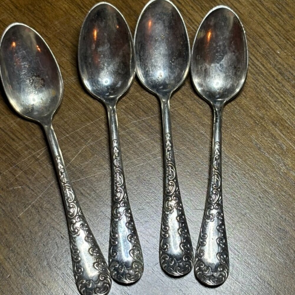 Vintage Silver Plated Small Spoons